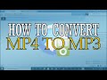 how to convert mp4 to mp3 in AVC converter free download