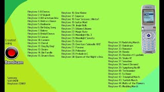Samsung SGH-A420 Ringtones (2001) on MCP-MA7! | PART 3 ONLY!