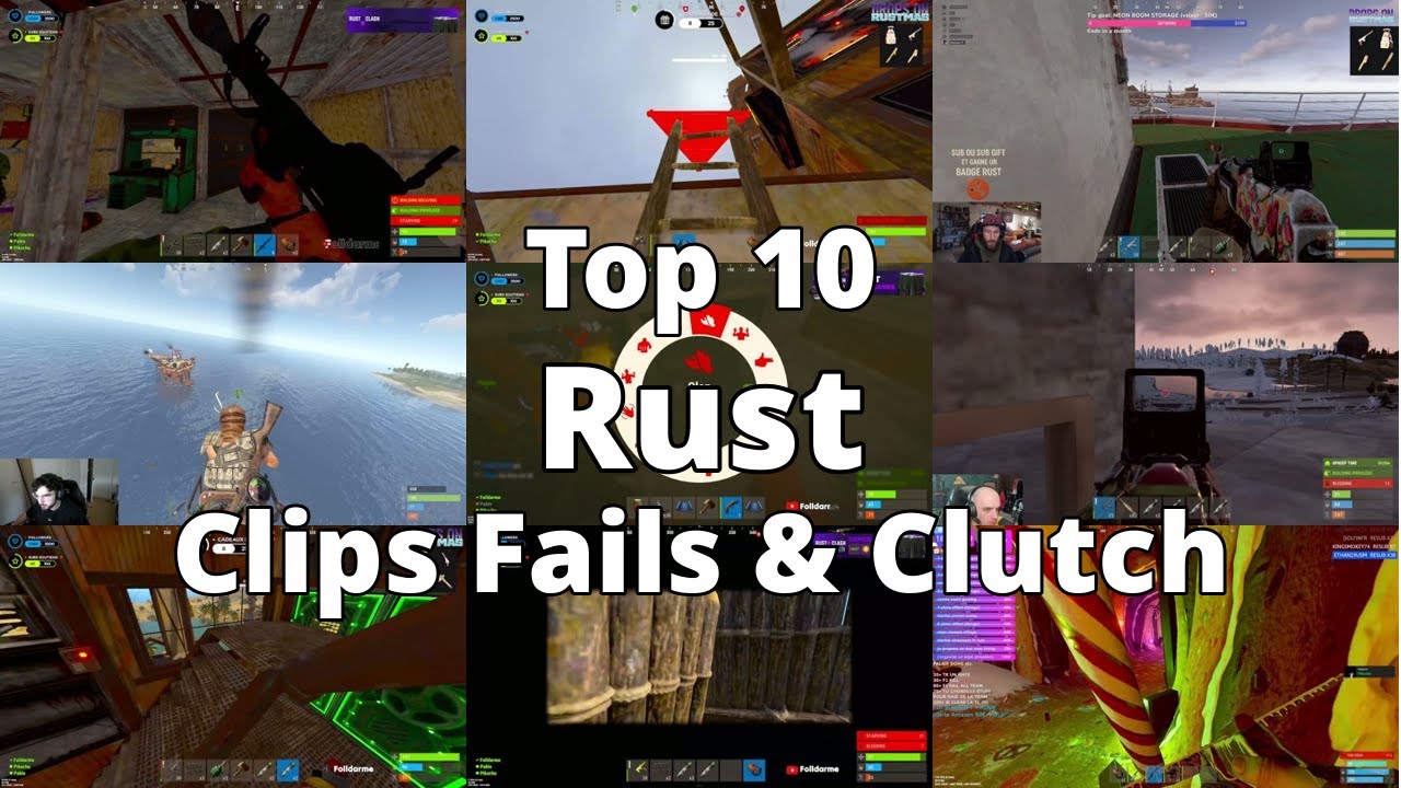 Top 10 Rust Clips Fails & Clutch -- this Week - YouTube