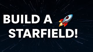 How to Create a Stunning Starfield Animation in Python