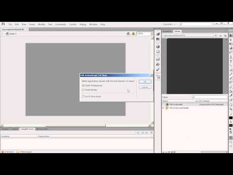 Quick Tutorial on how to build custom components for flash pro