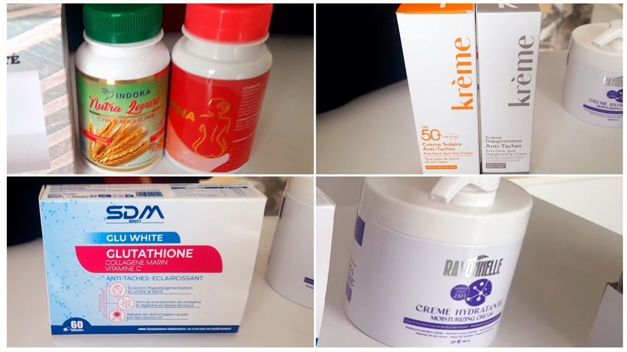 كريم SDM لتبيض+منتوج لابراز المناطق الانتوية ولكام كريم جبت لك سر 4 منتوجات للعناية بالبشرة 