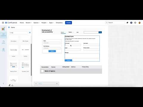Mocky - Wireframe, mockup, prototype & diagram for Confluence quick demo