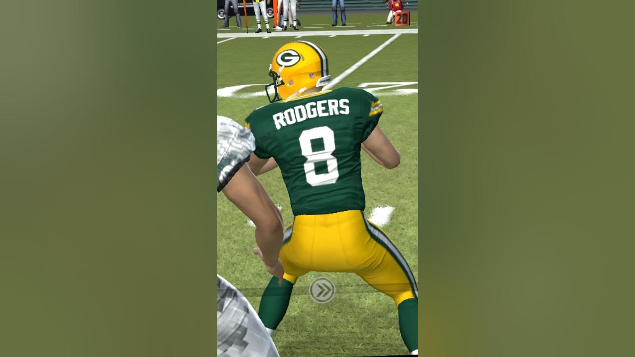 Aaron Rodgers Throws A Interception aaronrodgers nfl gaming YouTube