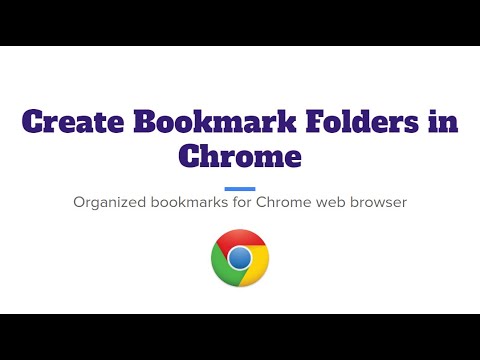 Bookmark Folders in Chrome Bookmark Bar