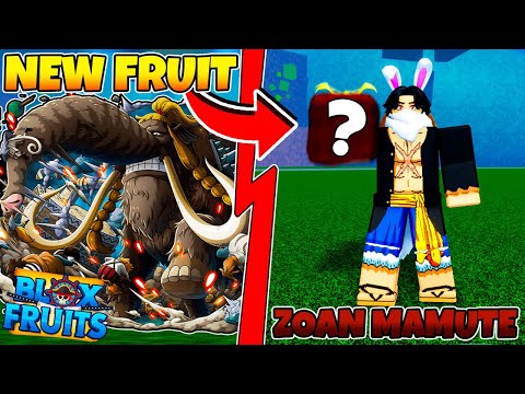 Vazou a nova fruta Mammoth no Blox Fruits! 🐘🔥 #bloxfruits