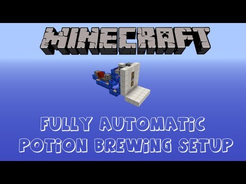 Minecraft How To Build A Automatic Brewing System Minecraft How To Build A Automatic Brewing System