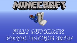 Minecraft Tutorial: Fully Automatic Brewing Machine