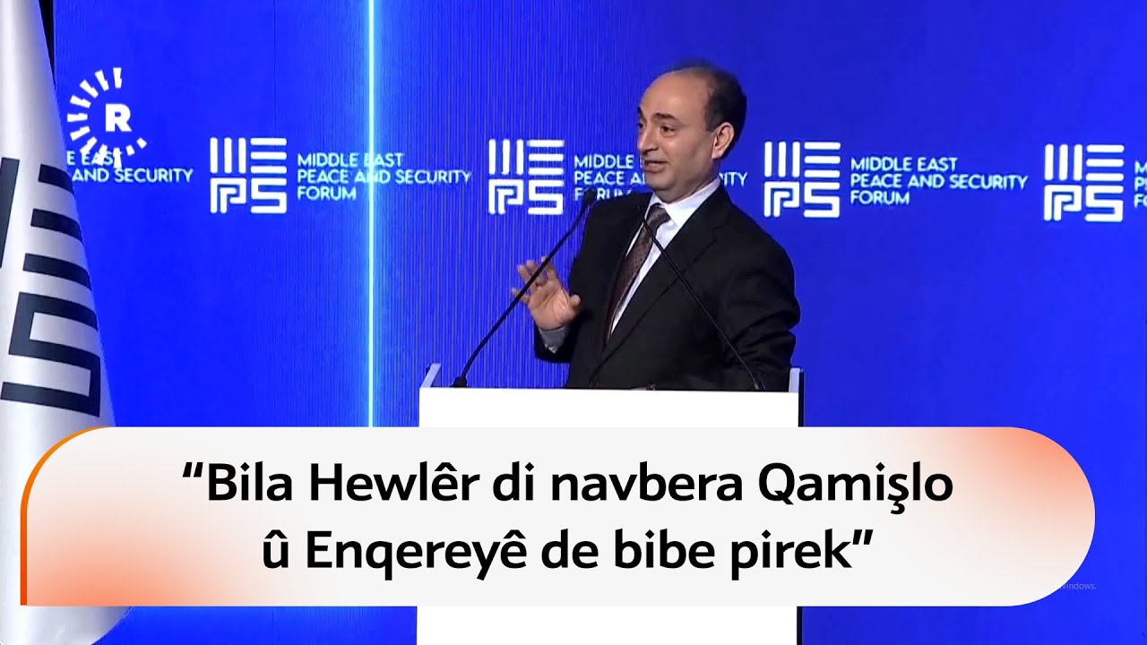 Siyasetmedar Osman Baydemîr li Dihokê beşdarî Foruma Aştî û Ewlehiyê ya Rojhilata Navîn bû