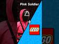 LEGO Pink Soldier From Squid Game #shorts thumbnail