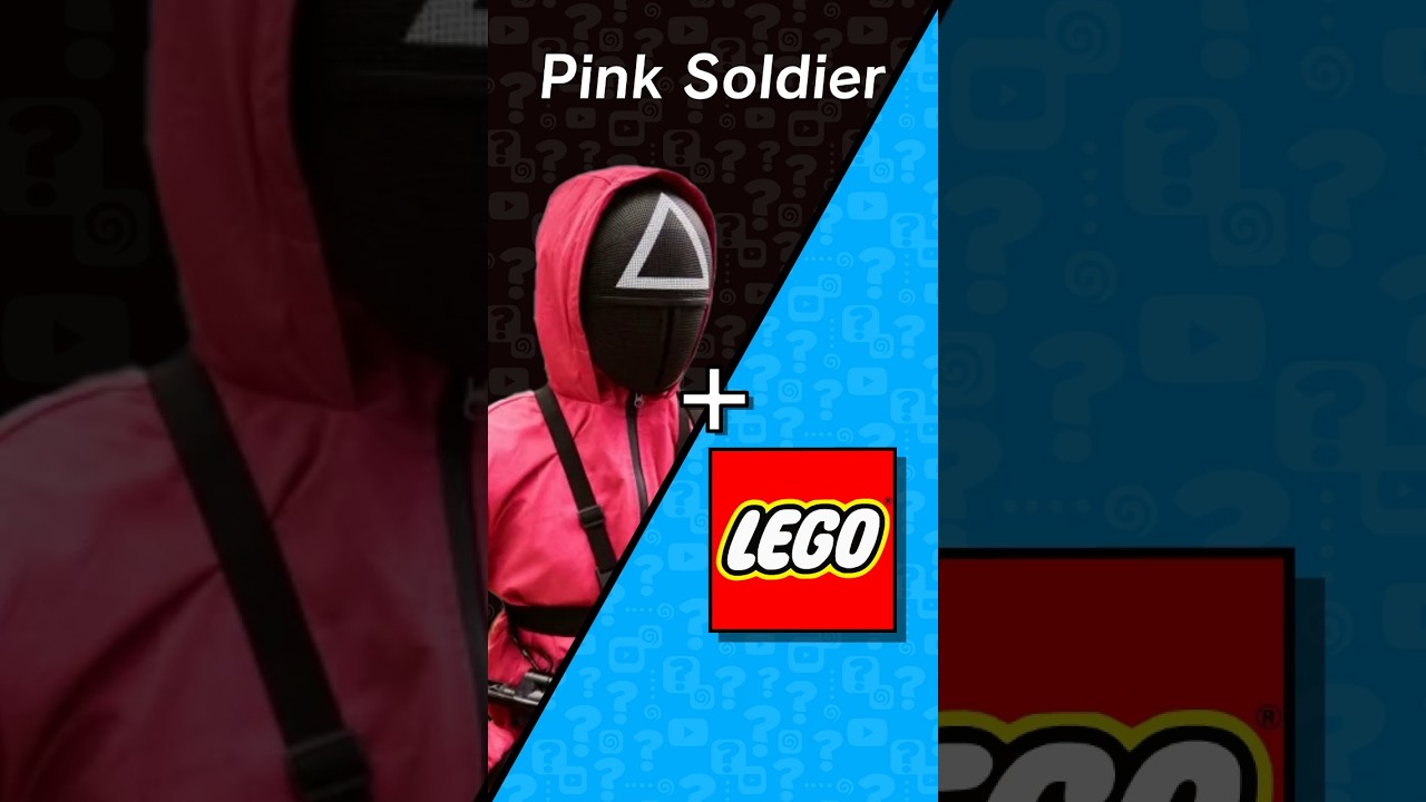 LEGO Розовый солдат из игры «Кальмар» 