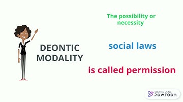 Deontic modality
