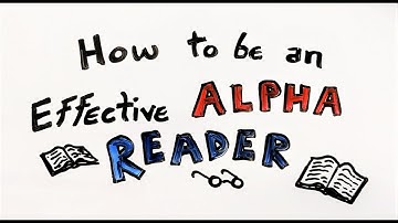 Alpha Reader Crash Course