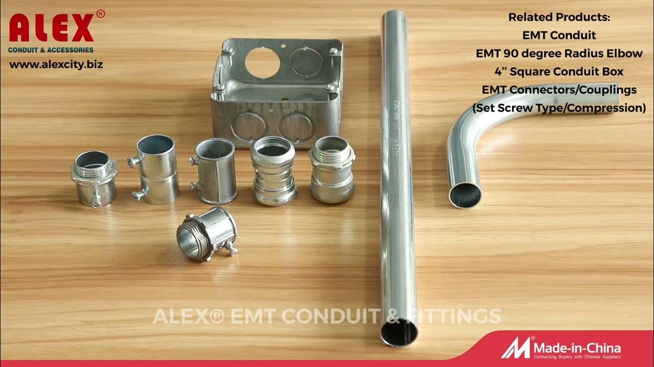 How to install EMT Conduit/EMT Connectors/Steel Boxes YouTube
