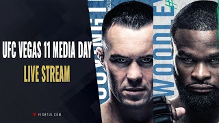 UFC Vegas 11 Virtual Media Day | Colby Covington vs. Tyron Woodley | Fightful