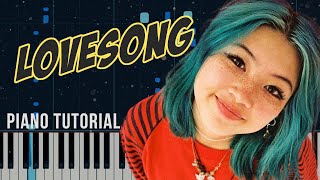 Beabadoobee - Lovesong | Piano Tutorial