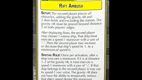 How-to play Objective "Rift Ambush" - Star Wars Armada Explained (SWAE)