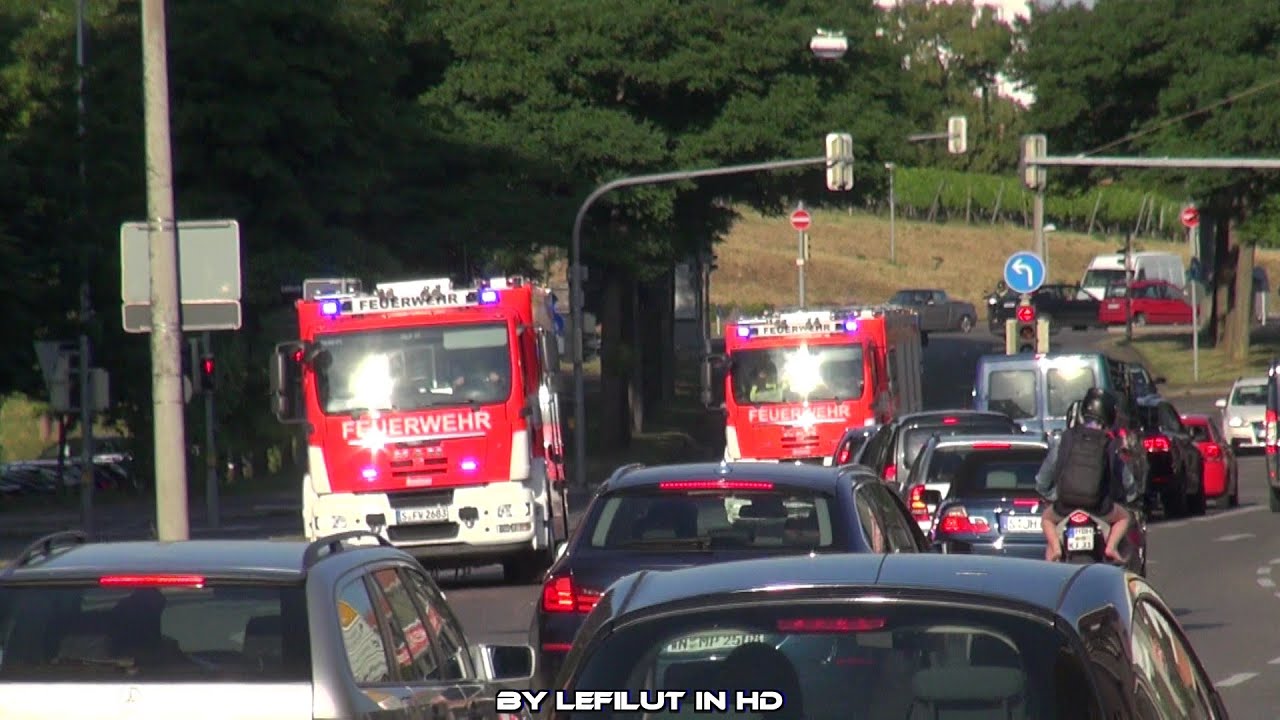 DOPPEL MAN HLF BF FW 3 + ORGL DRK STUTTGART [BRANDEINSATZ]