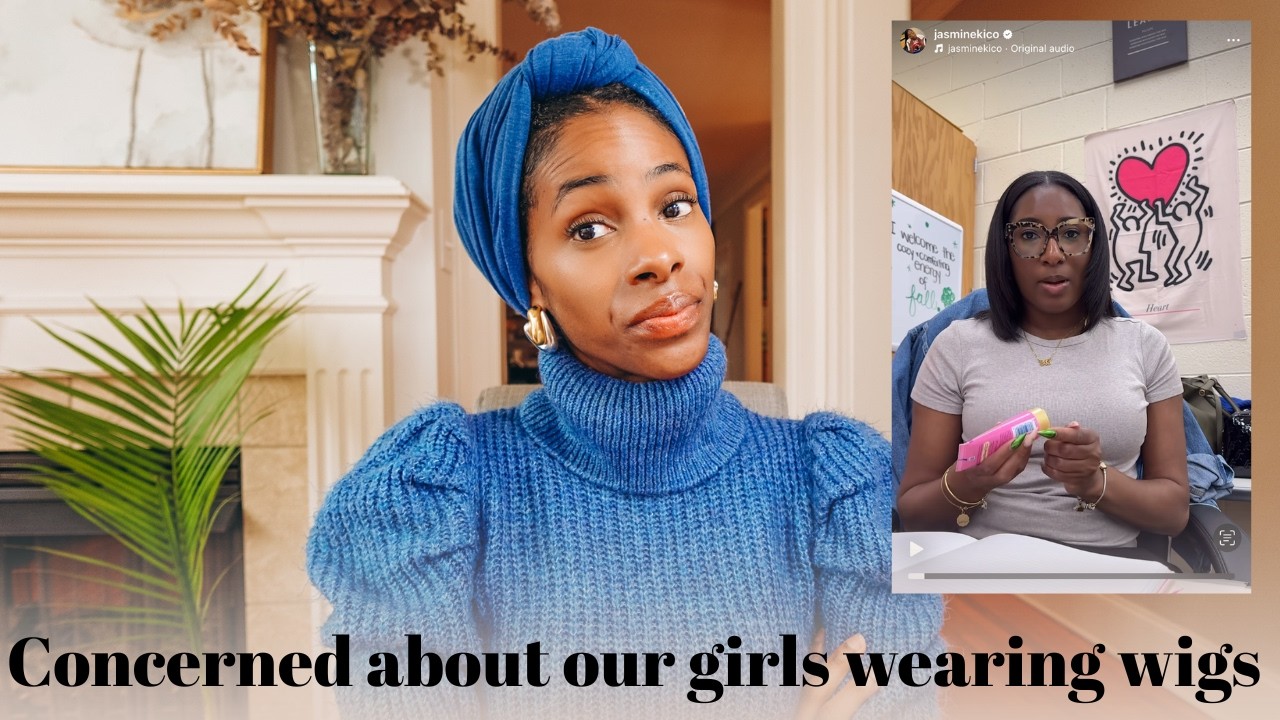 Учительница обеспокоена тем, что девочки носят парики и что они говорят о своих собственных волосах.