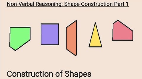 Shape Construction Part 1 | Non-verbal Reasoning | Class Gyan | Placement Preparation| Aptitude Test