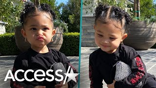 Stormi webster just proved once again she's the most fashionable
toddler around! kylie jenner's daughter served major looks while
showing off a bedazzled pur...