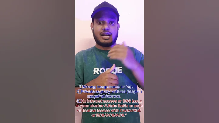 interview Question : Kubernetes Pod error: ImagePullBackOff #kubernetes #devsecops #troubleshooting