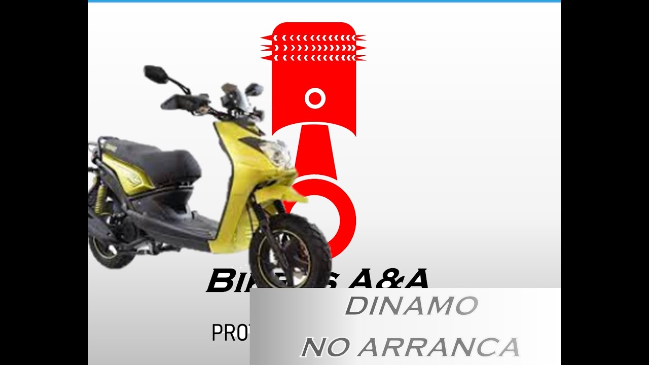 SCOOTER DINAMO 150cc NO ENCIENDE // BIKERS A&A YouTube
