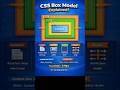 🚀 Master CSS Box Model Fast! #css #cssanimation #frontend #frontendcourse #coding #codingpractices