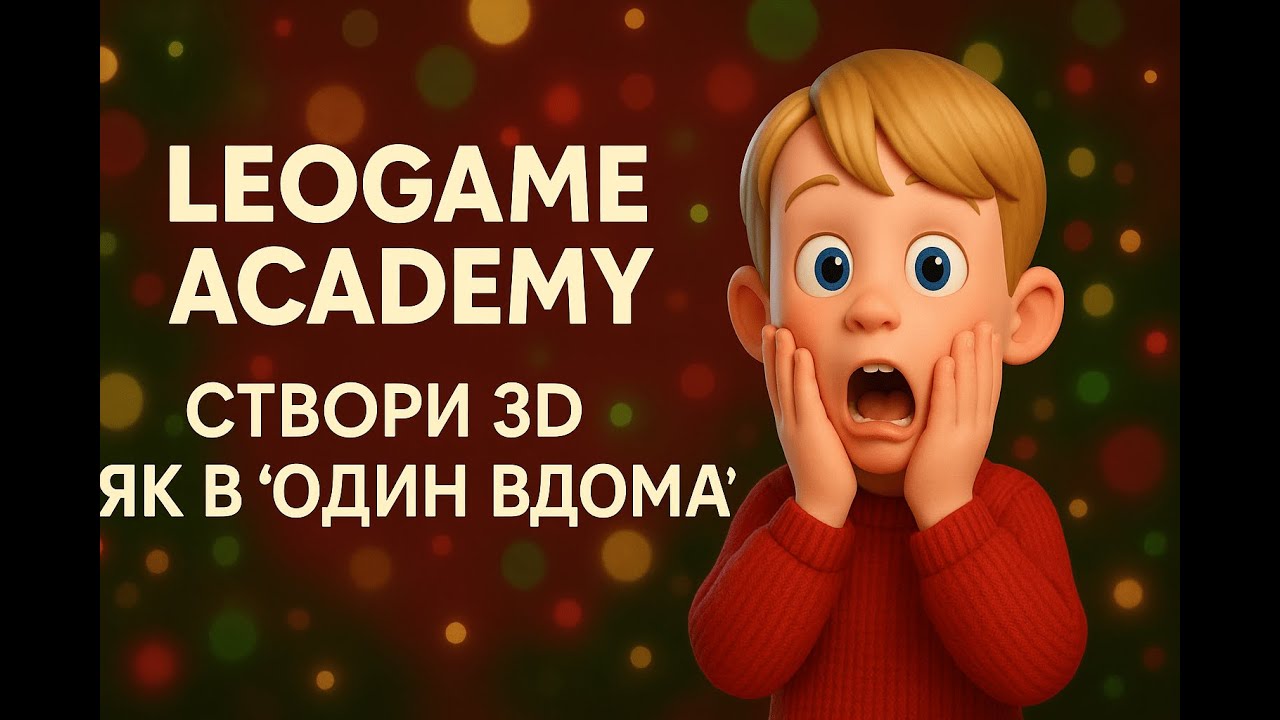 Будинок Кевіна у 3D – Blender-магія від студента LEOGame академії! 🏠✨