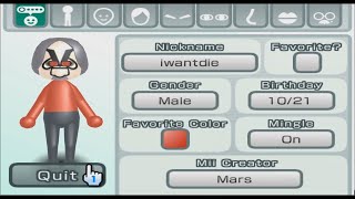 I Want Die - RTGame - Mii 1356