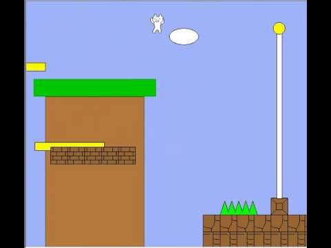 How To Beat Cat Mario Level 1! 