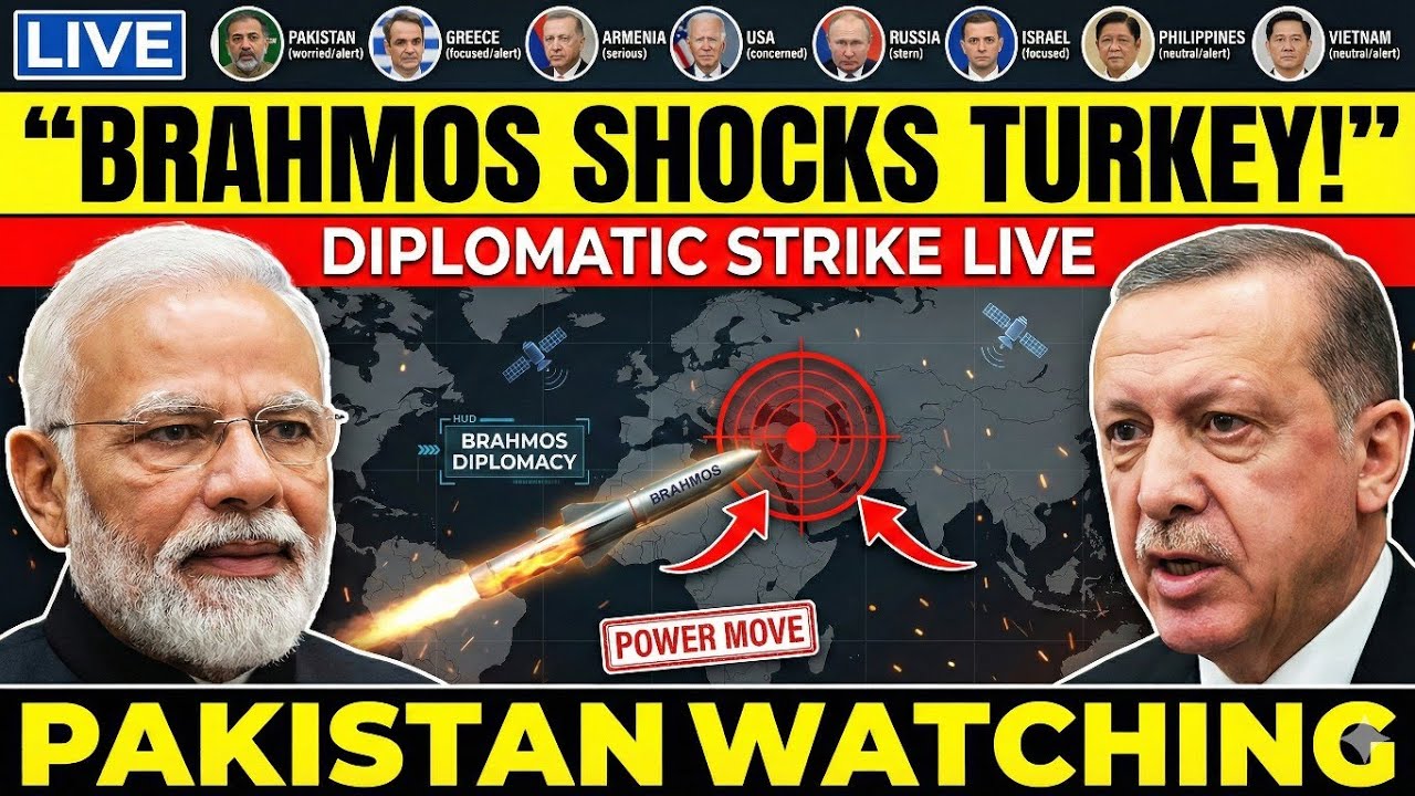 BrahMos Shocks Turkey! India’s Diplomatic Strike That Has Pakistan Watching | Global Power Shift