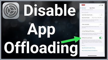 How To DISABLE Offload Unused Apps On iPhone!