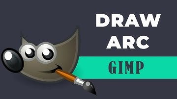 How to draw an arc in GIMP