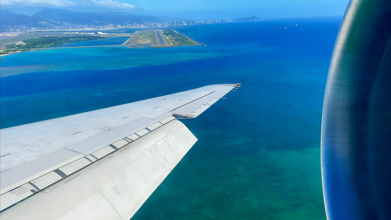 4K] – Full Flight – Hawaiian Airlines – Boeing 717-22A – KOA-HNL