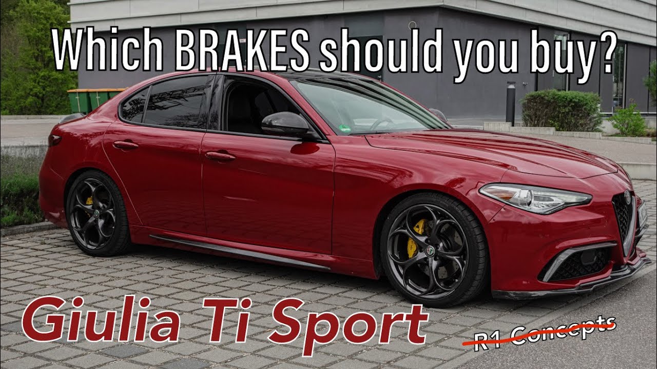 brake kit review Alfa Romeo Giulia Ti Sport YouTube