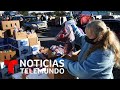 Miles de personas reciben alimentos en Texas | Noticias Telemundo
