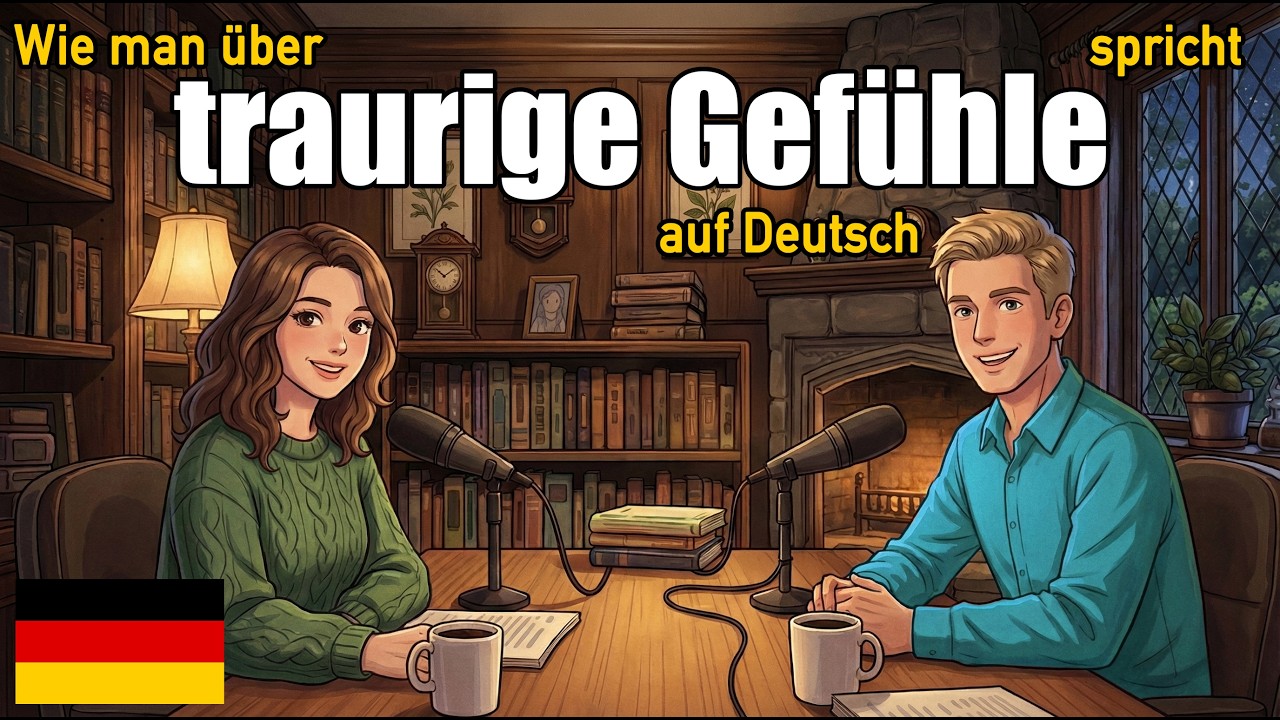 Wie man über traurige Gefühle auf Deutsch spricht | Tägliche deutsche Konversationspraxis