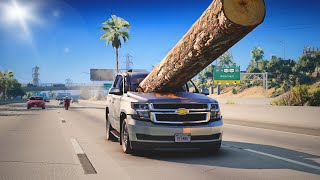 BeamNG Drive  Realistic Freeway Crashes #10