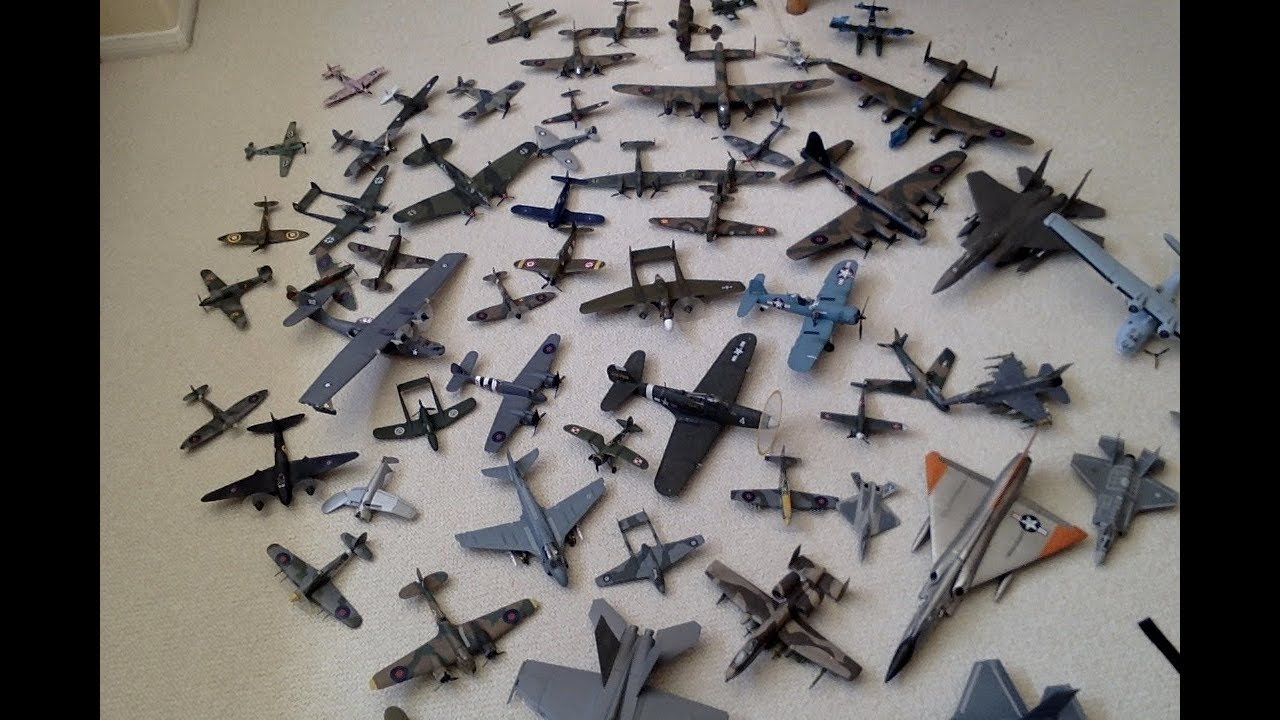 My ENTIRE Scale Model Collection - 60+ Aircraft - YouTube