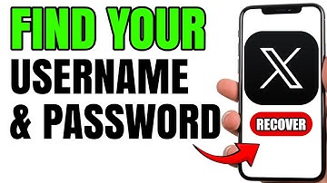 How to Find  X (Twitter) Username And Password I Recover Your Twitter X Username And Password