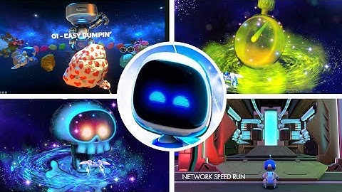 ASTRO BOT Series - All Speedrun Levels 100% Walkthrough | All Bots Rescued