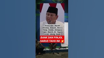 Prabowo Ngegasss🔥 Bikin Dirut Bank Dan Dept Colector Ketar Ketir 🏦 #viral #shortnews #prabowo #viral
