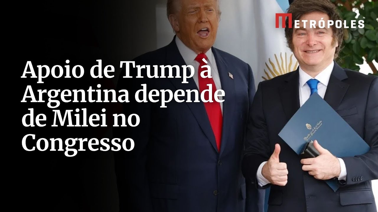 Trump condiciona apoio à Argentina a vitória de Milei no Congresso ...