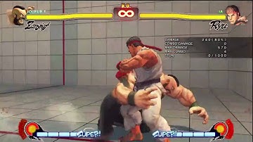 SF4 Gief super Ultra damage reduce