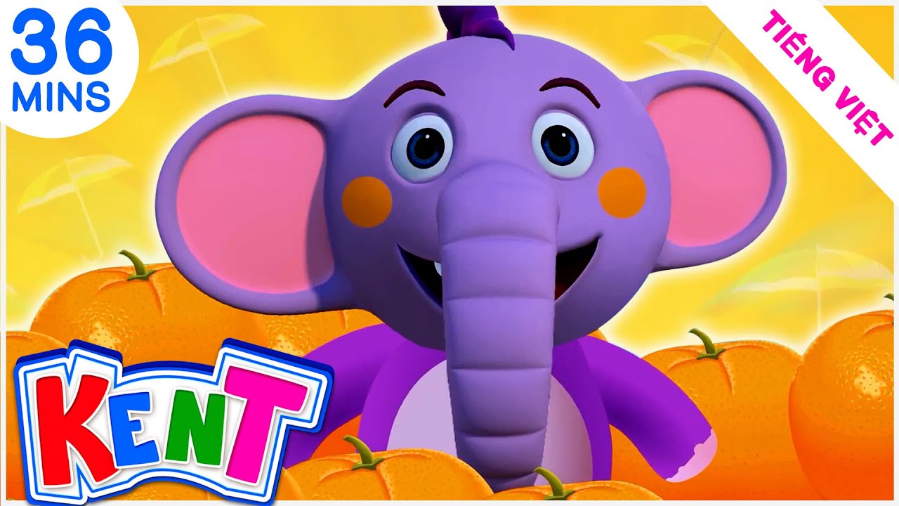 ⁣Video Giáo Dục Cho Trẻ Em | Học màu sắc với Kent ♫♫ Kent the Elephant