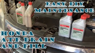 How I drain and fill my Honda Odyssey's transmission fluid to make it last for ... forever?!