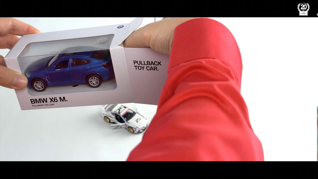 Unboxing BMW Pullback Model Cars! I8, X6M, M6, 3.0 CSL Hommage