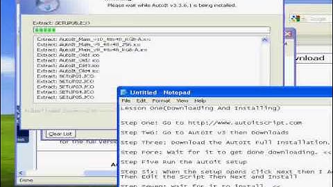Autoit - Lesson One(Downloading And Installing)