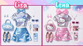 Lisa or lena 💖 Best Fashion Ever 💫 🧡 #lisaorlena #fypシ゚viral #trending #random #cute #accessorie 